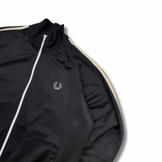 Fred Perry Trainingsjacke Schwarz (XL)