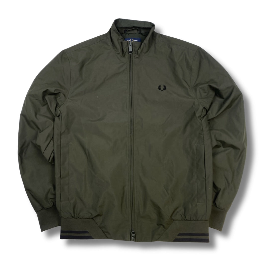Fred Perry Zip-Jacke Khaki (S)