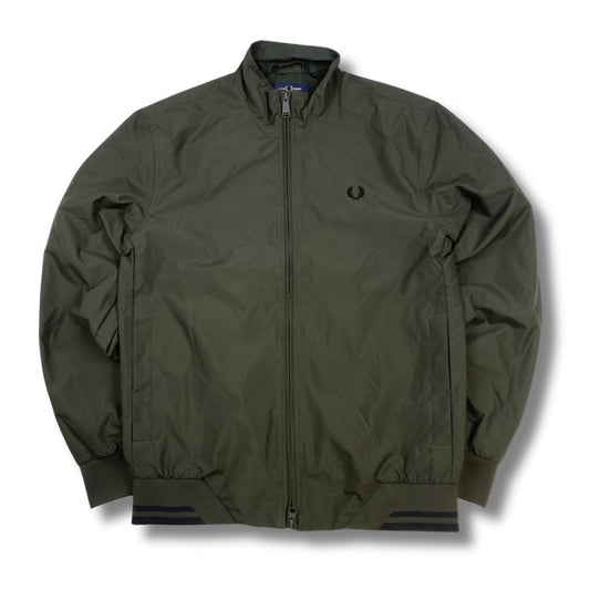 Fred Perry Zip-Jacke Khaki (S)