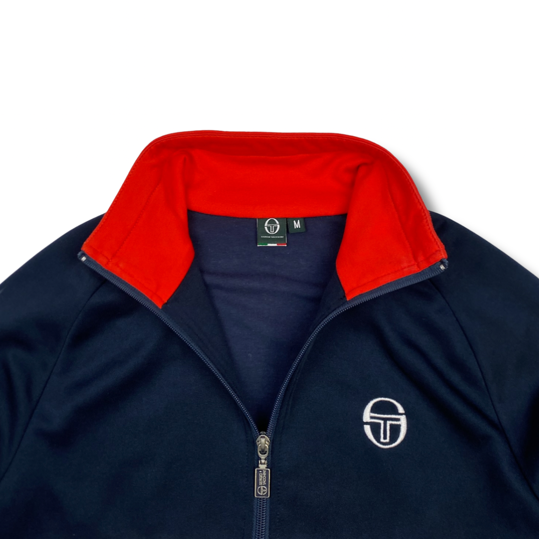 Sergio Tacchini Trainingsjacke Blau-Rot (M)