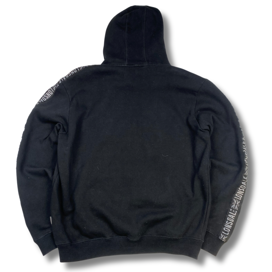 Lonsdale Kaputzenpullover Schwarz (M)