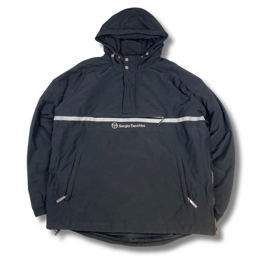Sergio Tacchini Windbreaker Schwarz (L)