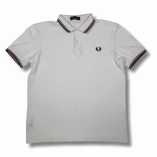 Fred Perry Poloshirt Weiß (M)