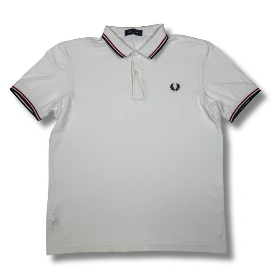 Fred Perry Poloshirt Weiß (M)