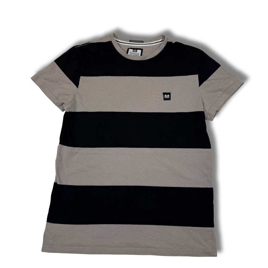 Weekend Offenders T-Shirt Grau Schwarz (S)