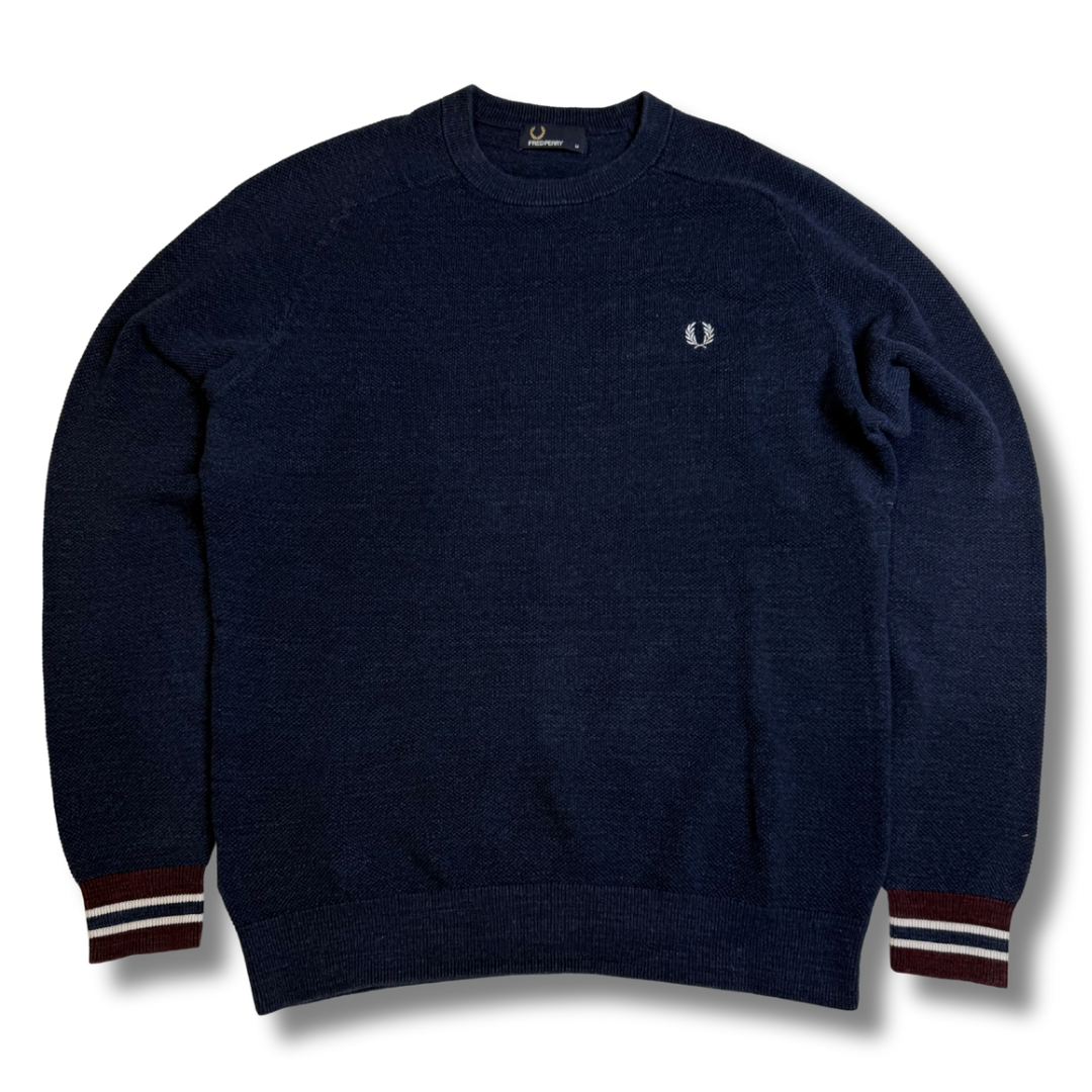 Fred Perry Pullover Blau (M)