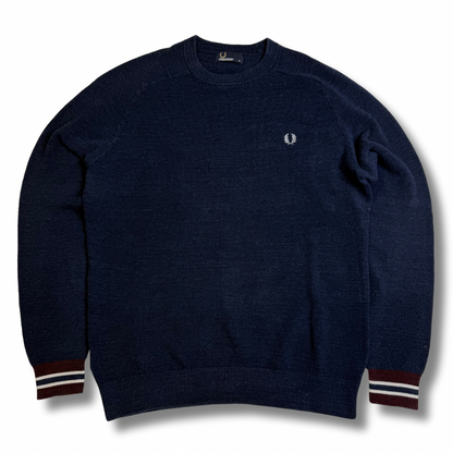 Fred Perry Pullover Blau (M)