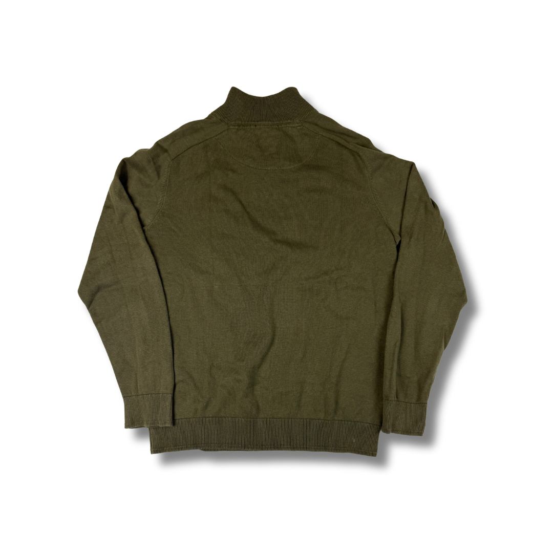 Weekend Offender Half Zip Pullover Khaki (M)