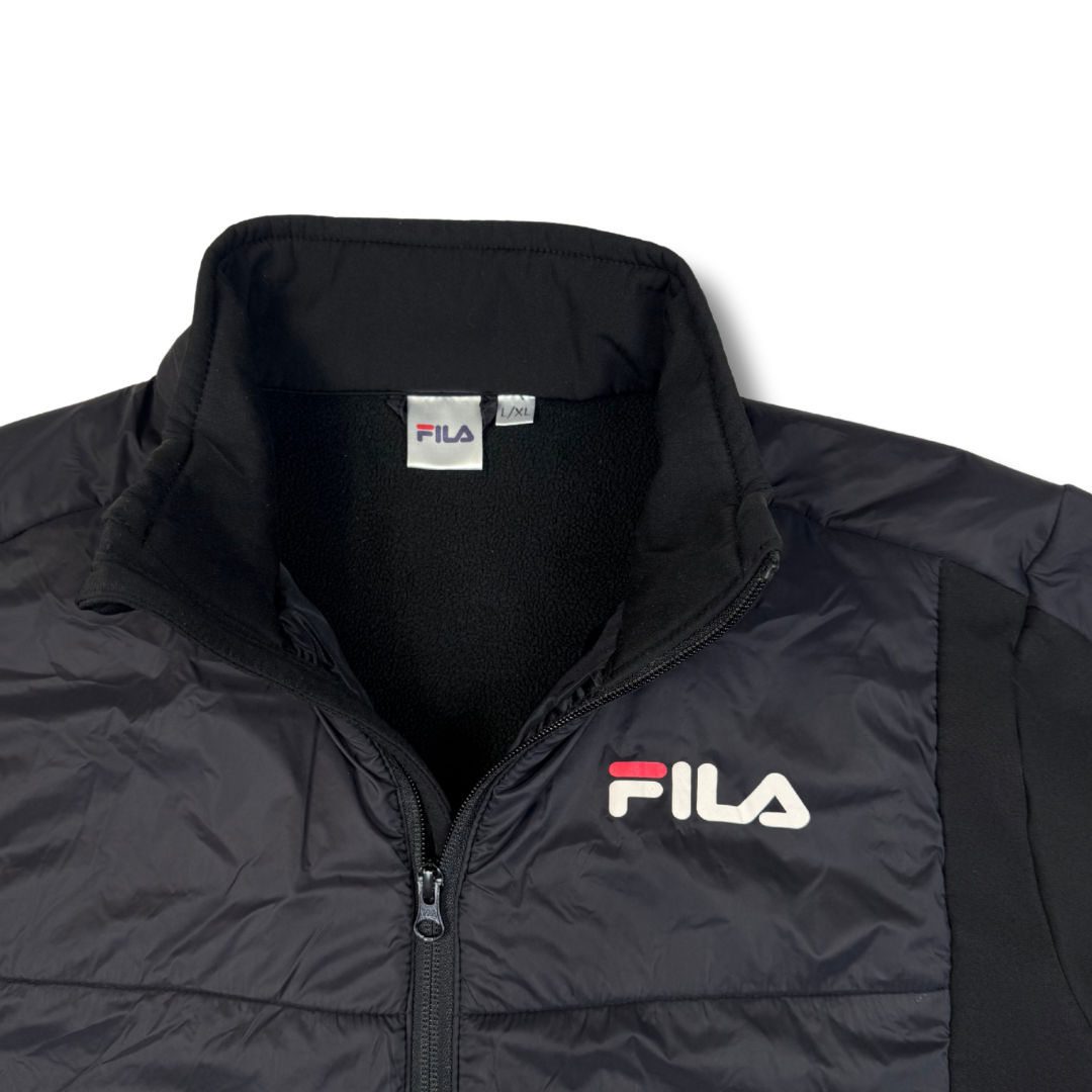Fila Hybridjacke Schwarz (L)