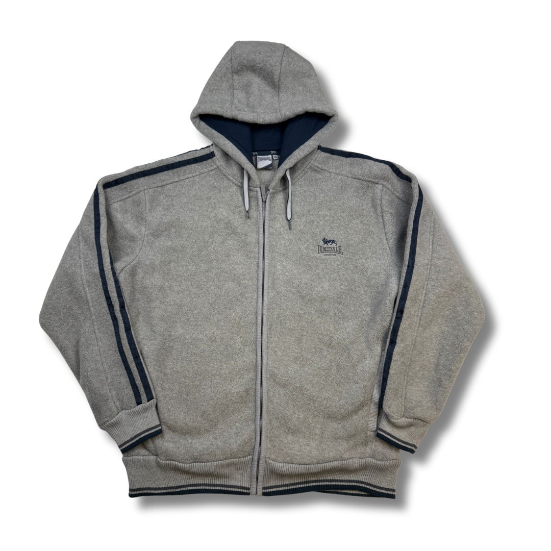 Lonsdale Fleecejacke gefüttert Grau (XL)