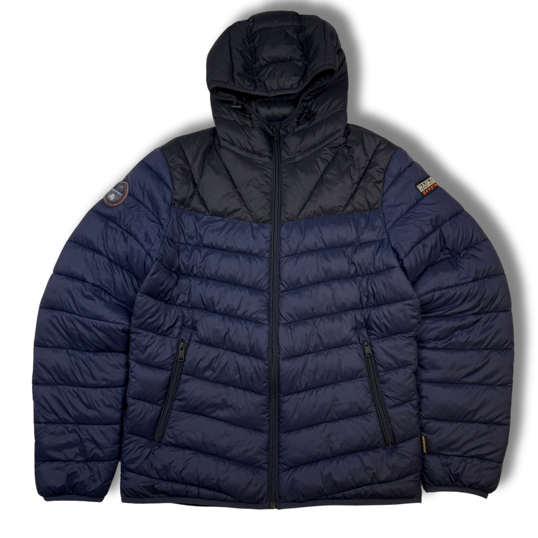 Napapijri Puffer Jacke Schwarz/Navy (L)
