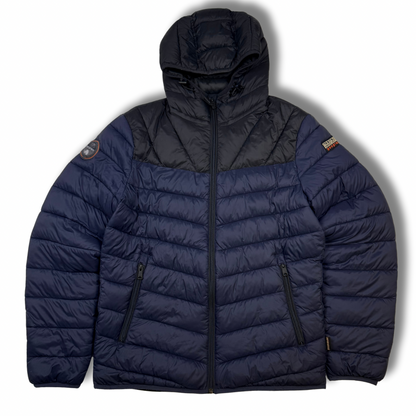 Napapijri Puffer Jacke Schwarz/Navy (L)