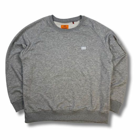 Alpha Indutsries Pullover Grau (L)