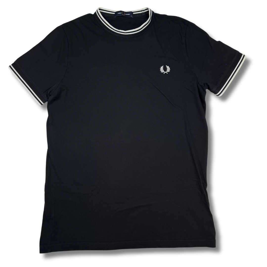 Fred Perry T-Shirt Schwarz (XS)
