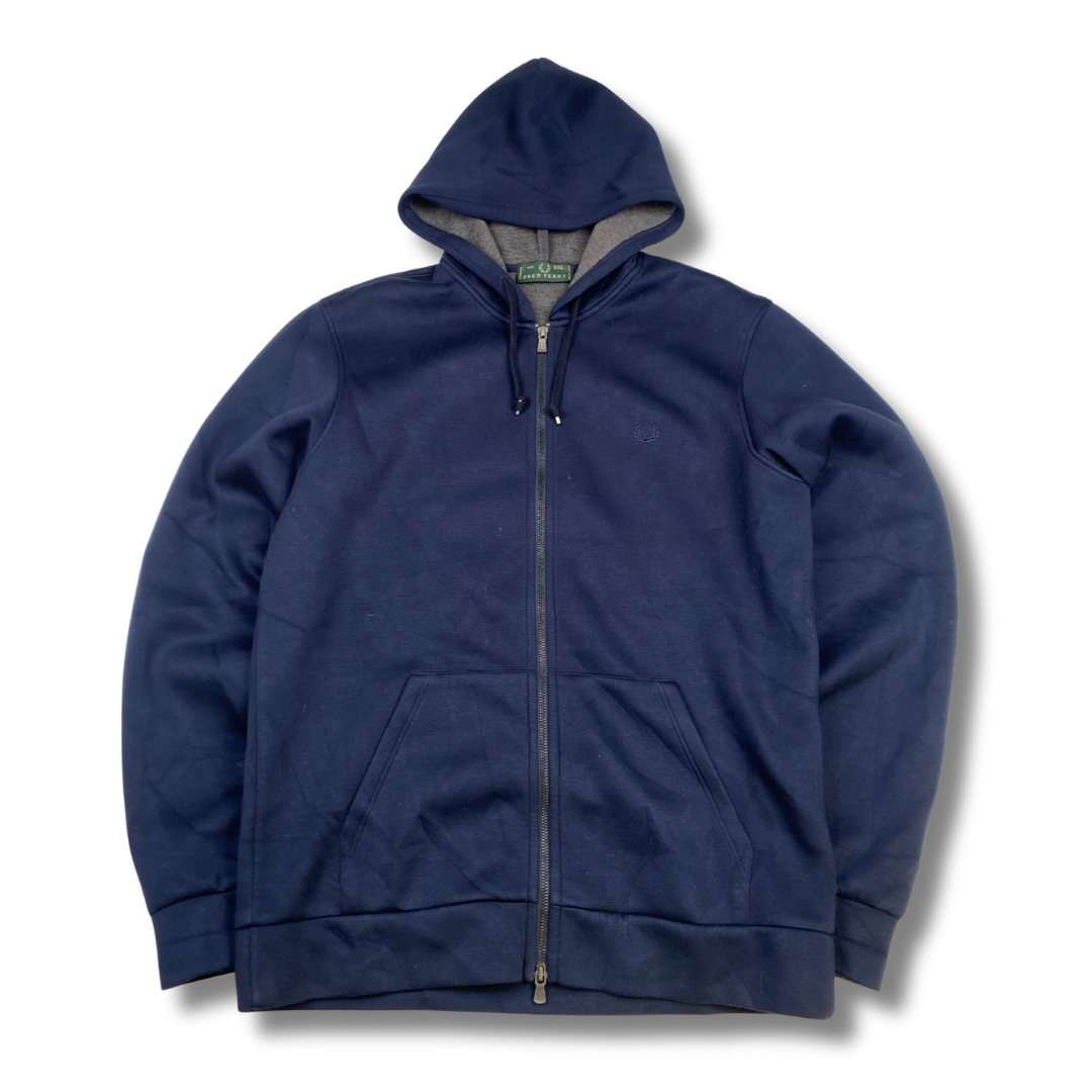 Fred Perry Zip-Hoodie Navy (XXL)
