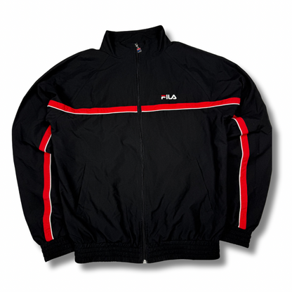 Fila Trainingsjacke Schwarz-Rot (M)