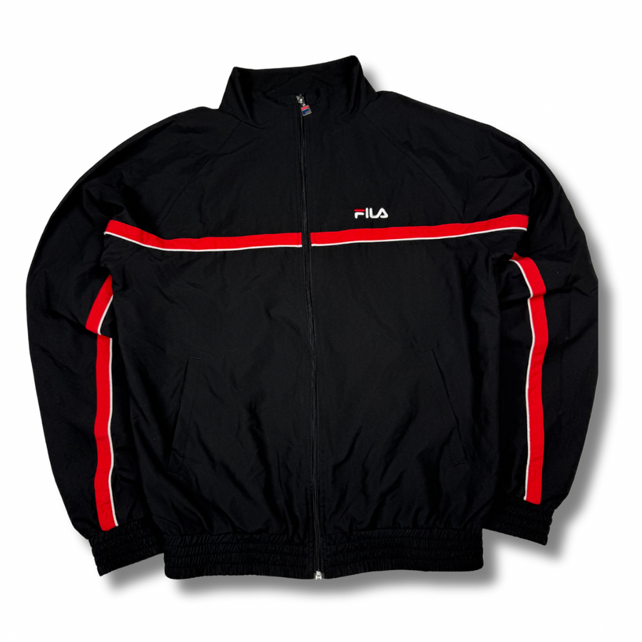 Fila Trainingsjacke Schwarz-Rot (M)