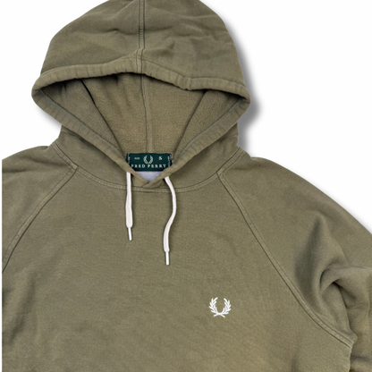 Fred Perry Hoodie Khaki (S)