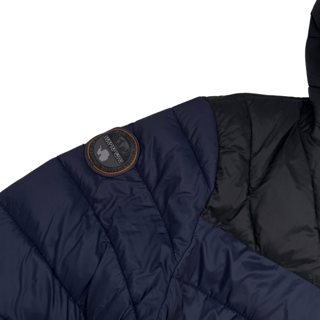 Napapijri Puffer Jacke Schwarz/Navy (L)