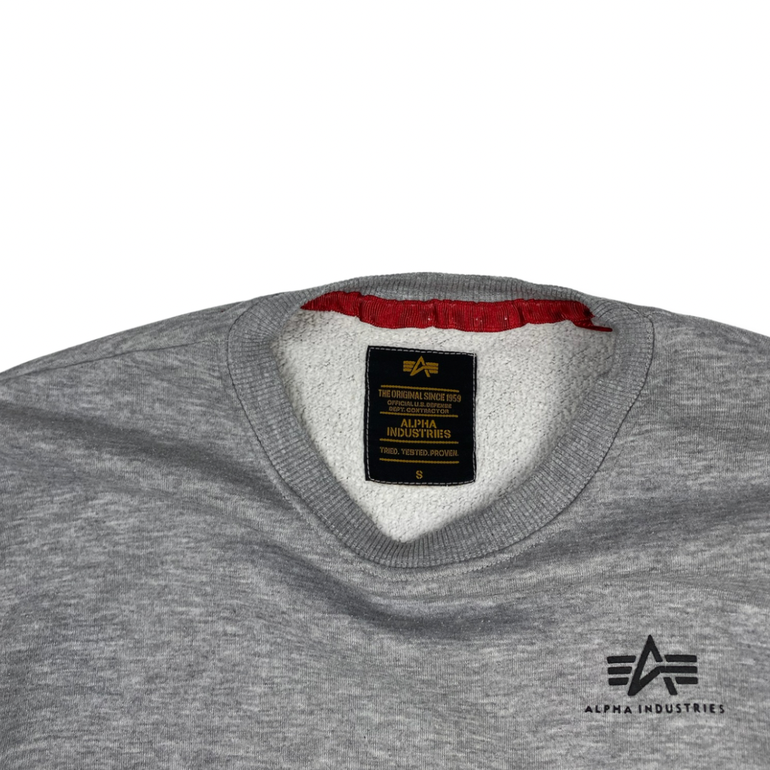 Alpha Industries Pullover Grau (S)