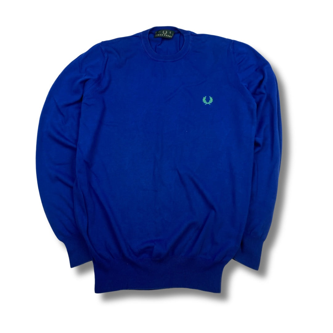 Fred Perry Pullover Blau (L)