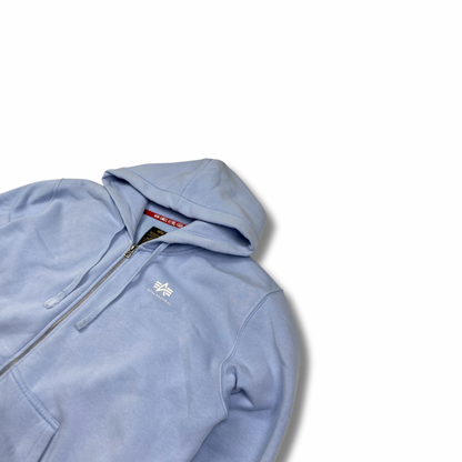 Alpha Industries Zipper Hellblau (XL)