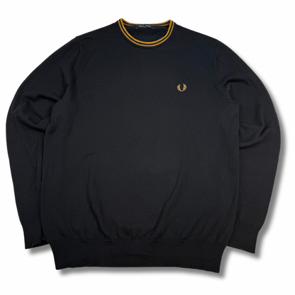 Fred Perry Pullover Schwarz (L)