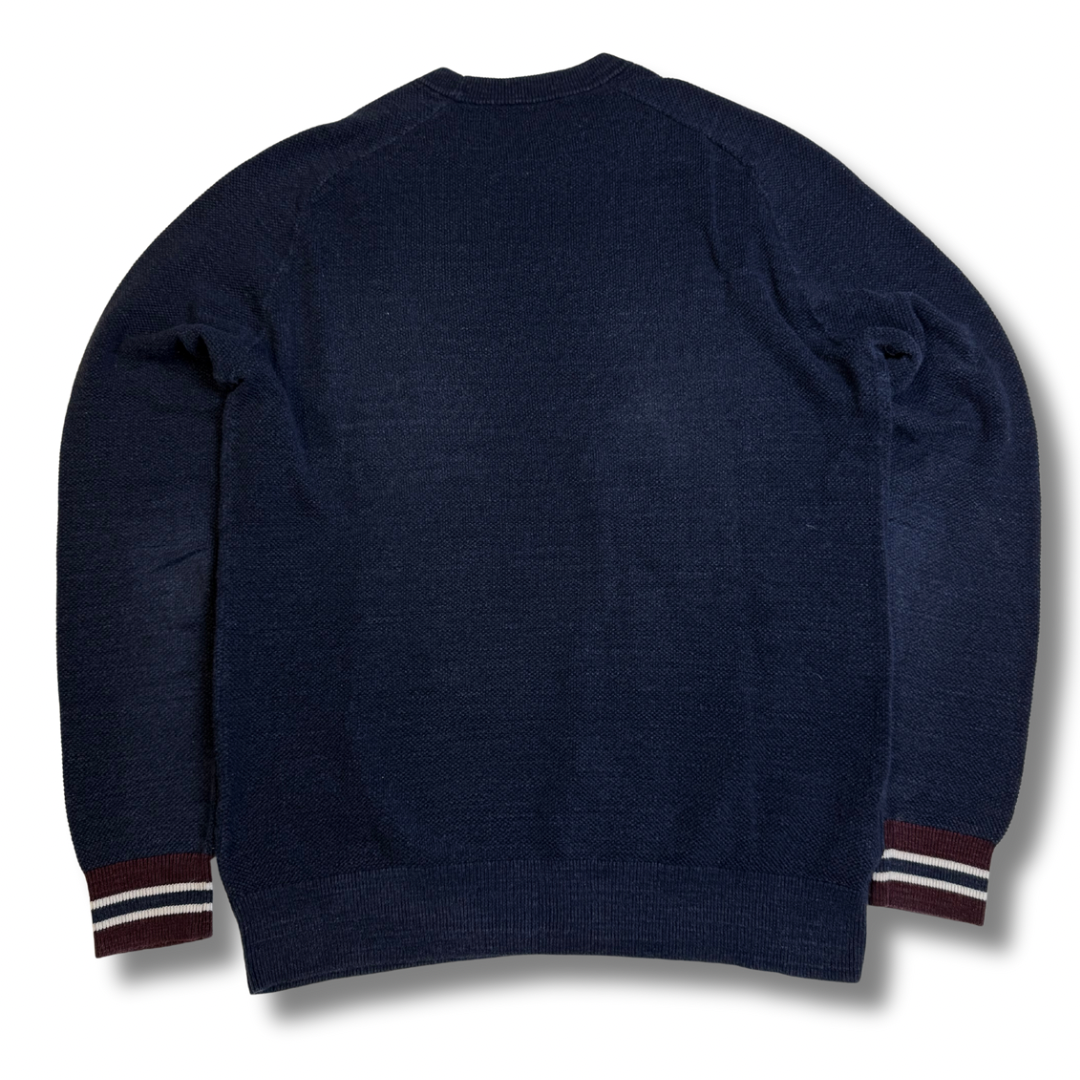 Fred Perry Pullover Blau (M)