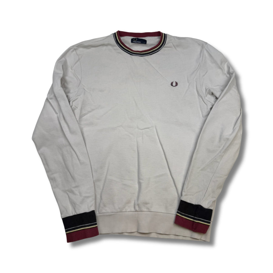 Fred Perry Pullover Weiß (S)