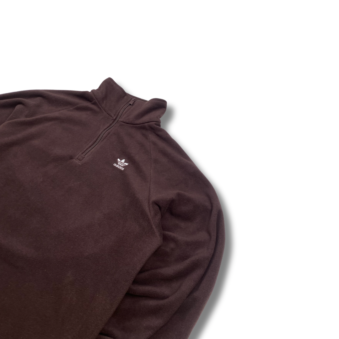 Adidas Retro Fleecepullover Braun (M)