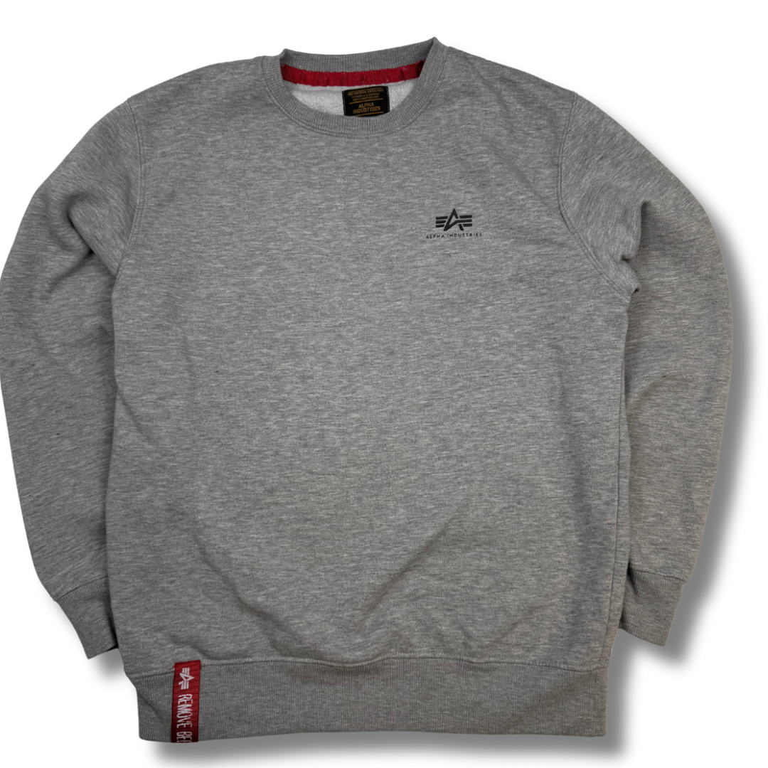 Alpha Industries Pullover Grau (M)