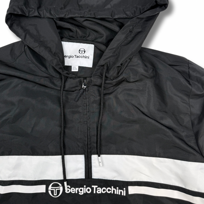 Sergio Tacchini Windbreaker Schwarz-Weiß (XL)