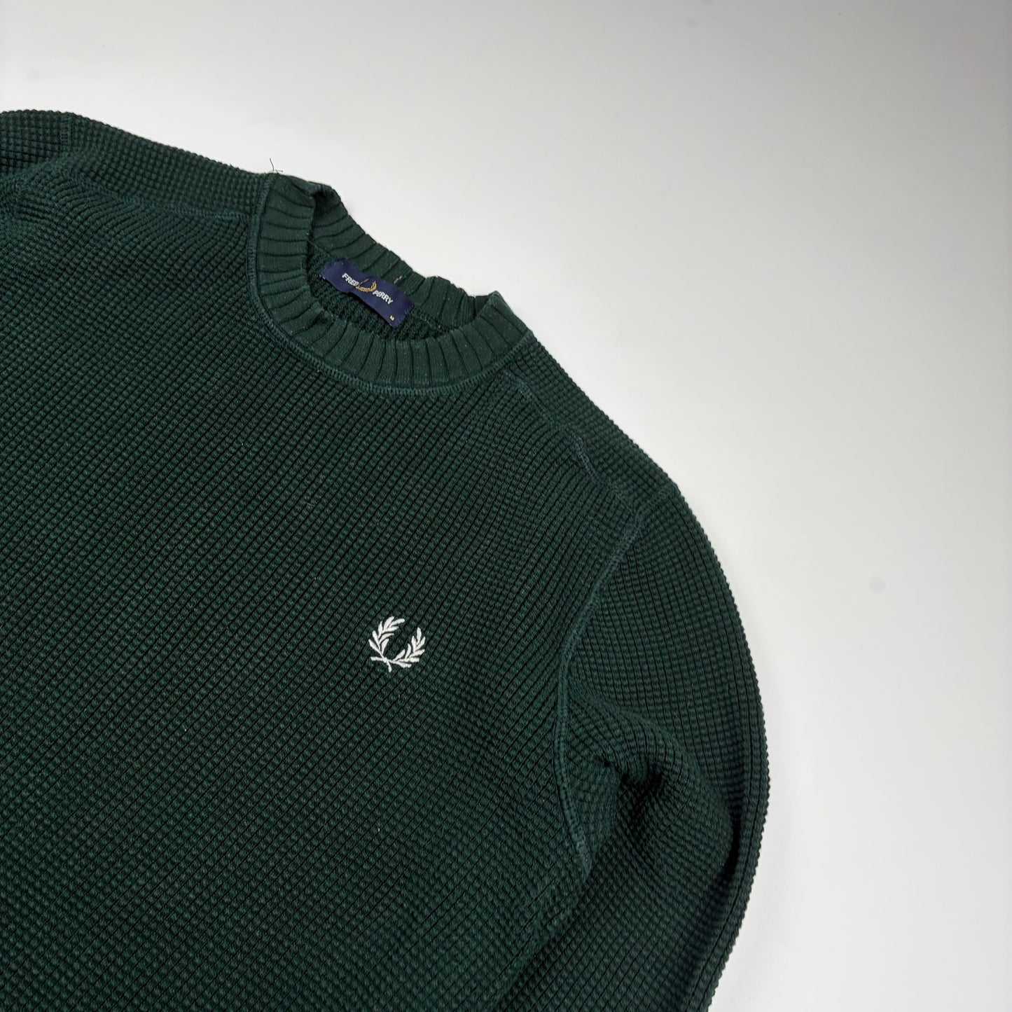 Fred Perry Pullover Grün (M)