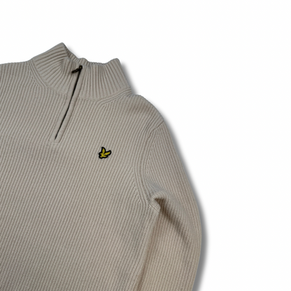 Lyle & Scott Zip-Pullover Beige (M)