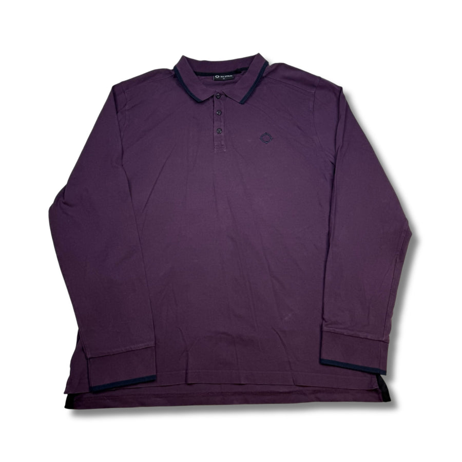 MA.STRUM Poloshirt Lang Lila (XXL)