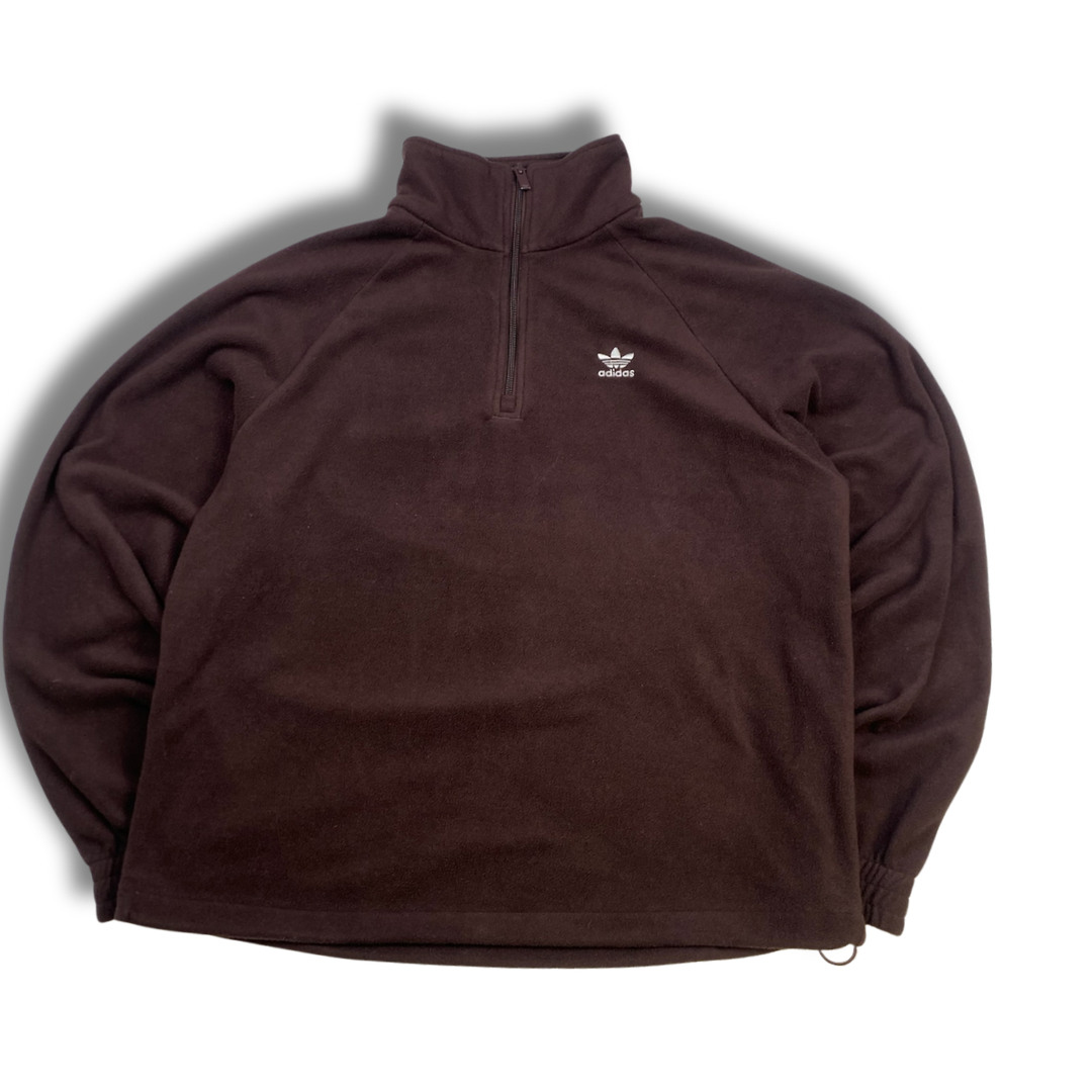 Adidas Retro Fleecepullover Braun (M)
