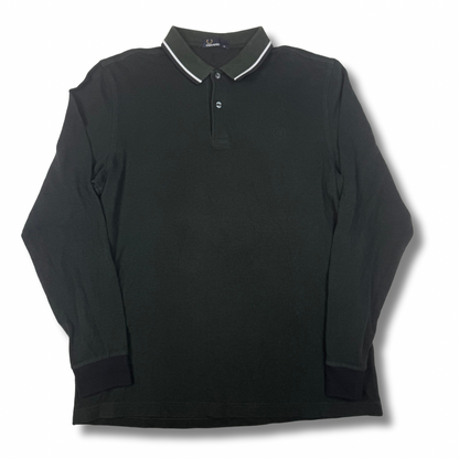 Fred Perry Langarm Poloshirt Grau (XL)