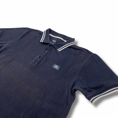 Alpha Industrie Poloshirt Blau (M)
