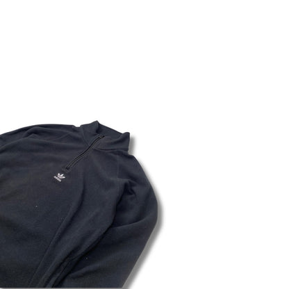 Adidas Retro Fleecepullover Schwarz (L)