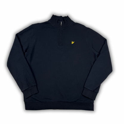 Lyle & Scott Half Zip Blau (M)
