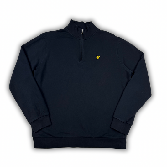 Lyle & Scott Half Zip Blau (M)