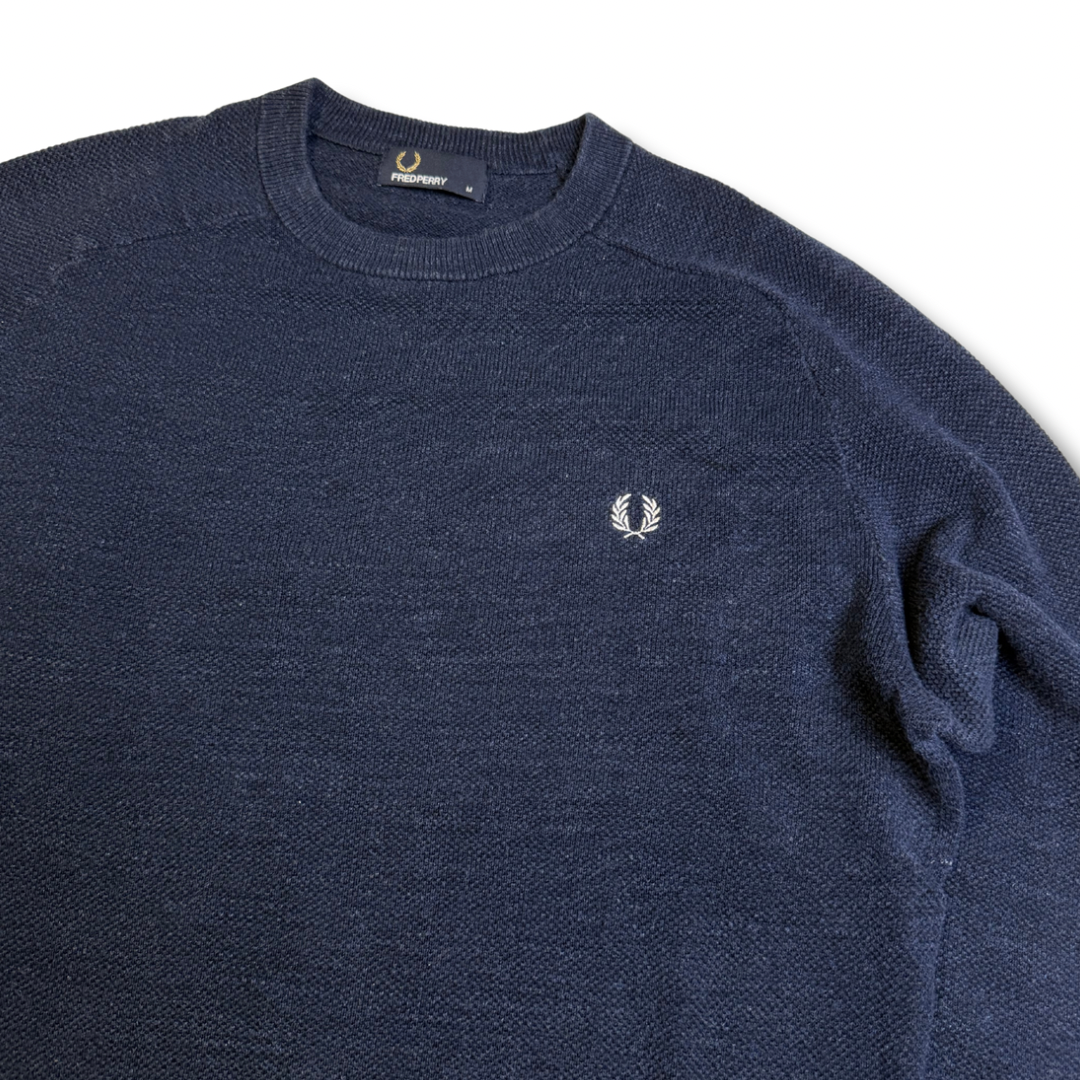 Fred Perry Pullover Blau (M)