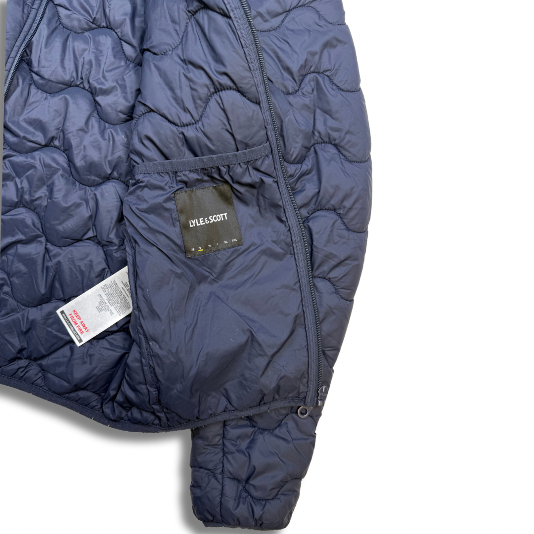 Lyle & Scott Puffer Jacke Navy (S)