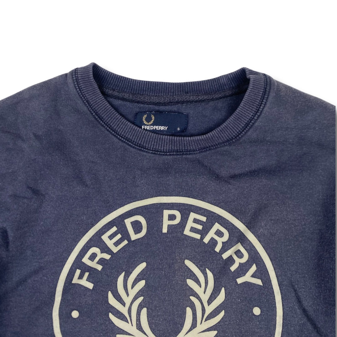 Fred Perry Pullover Blau (S)
