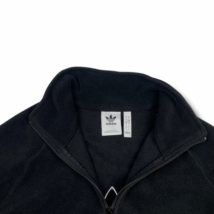 Adidas Retro Fleecepullover Schwarz (L)