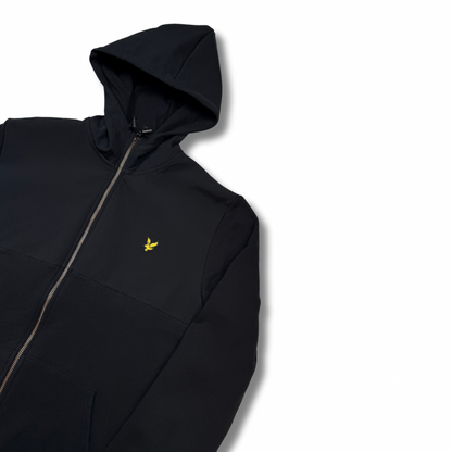 Lyle & Scott Zip-Hoodie Schwarz (M)