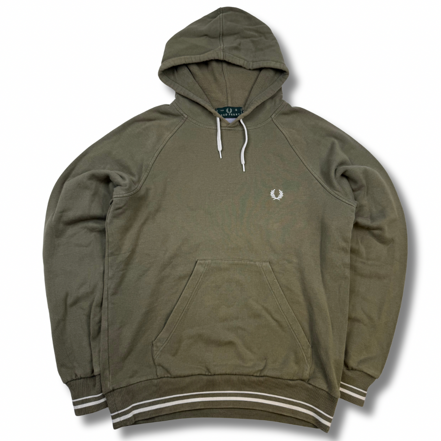 Fred Perry Hoodie Khaki (S)