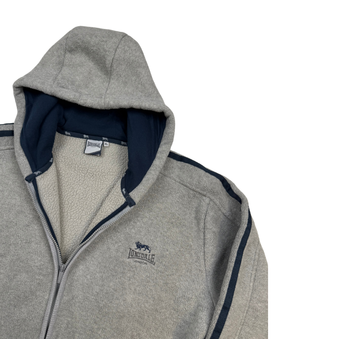 Lonsdale Fleecejacke gefüttert Grau (XL)