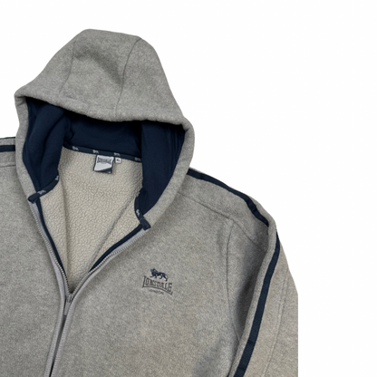 Lonsdale Fleecejacke gefüttert Grau (XL)