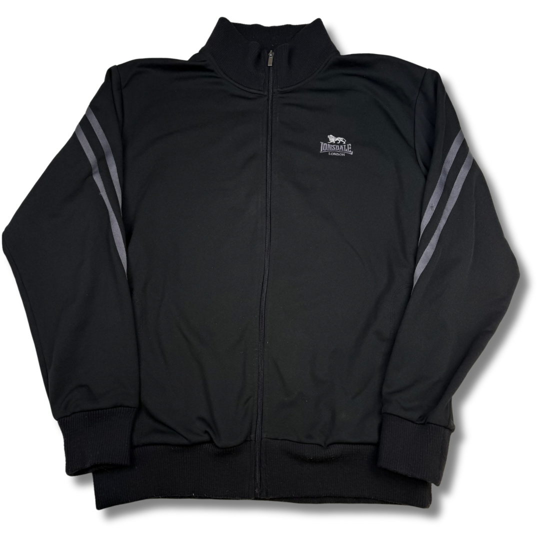 Lonsdale Trainingsjacke Schwarz (L)